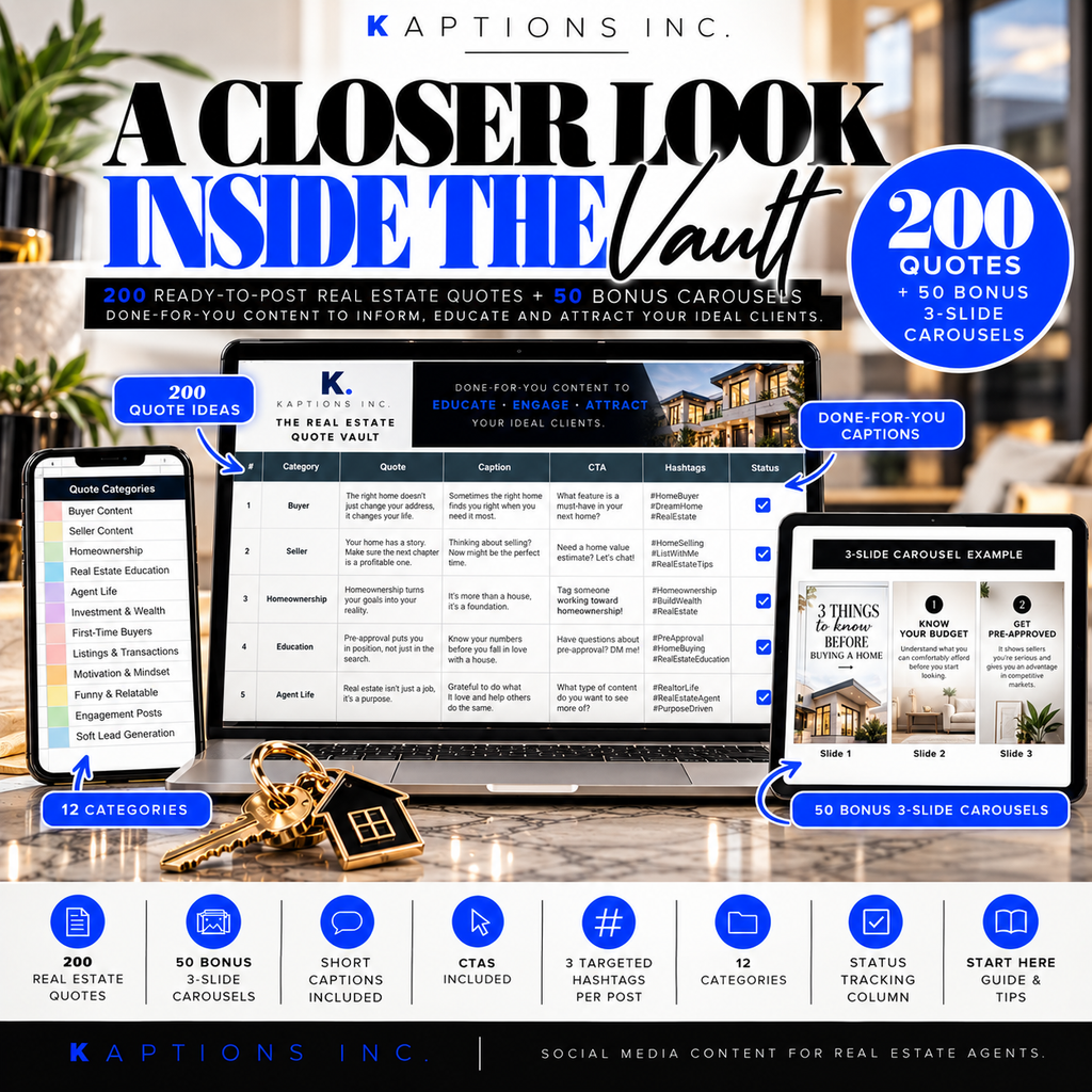 The Real Estate Quote Vault