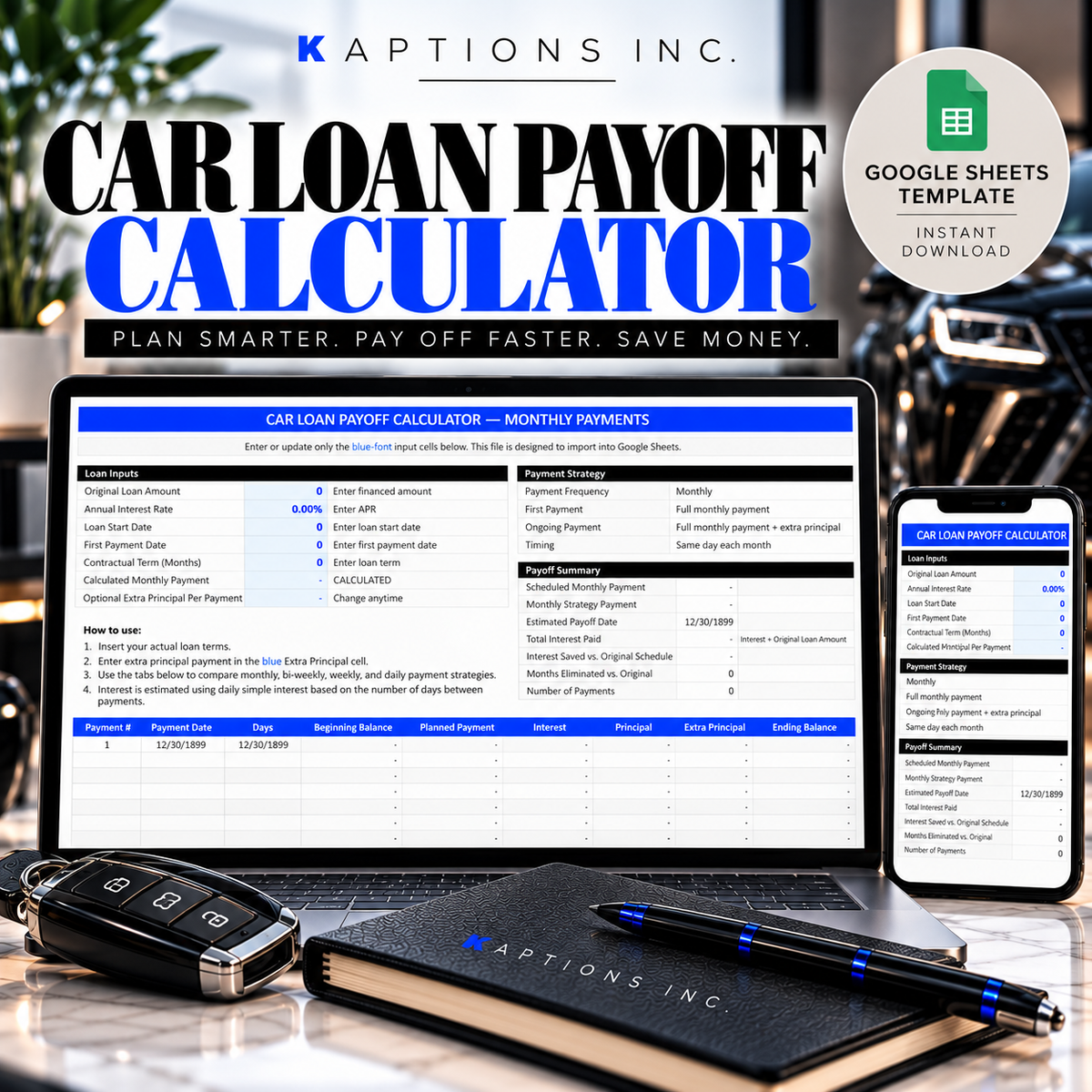 Car Loan Payoff Calculator