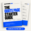 The Quote Page Starter Guide — Free PDF